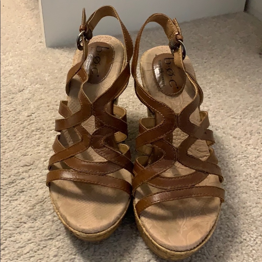 Brown 4 Inch Wedges